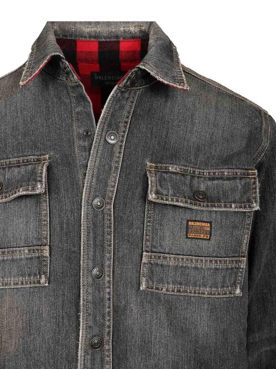  발렌시아가 데님 자켓 831645TSW671441 Grey - BALENCIAGA