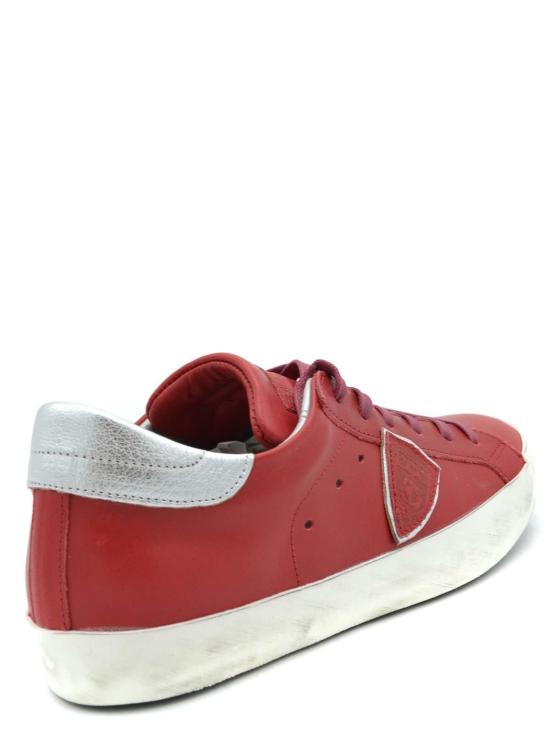  필립모델 스니커즈 CLLDV038PARISVEAUROUGEARGENT Red - PHILIPPE MODEL