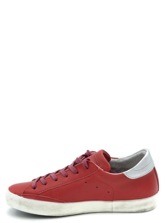  필립모델 스니커즈 CLLDV038PARISVEAUROUGEARGENT Red - PHILIPPE MODEL