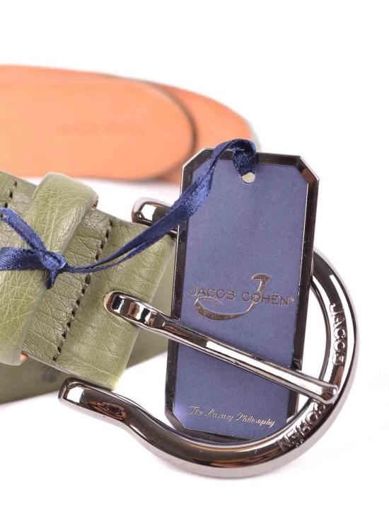 야콥코헨 레귤러 벨트 J735900354N46C51V Green - JACOB COHËN