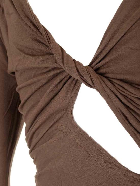  릭 오웬스 민소매 티셔츠 LI02D5204RV184 Brown - RICK OWENS