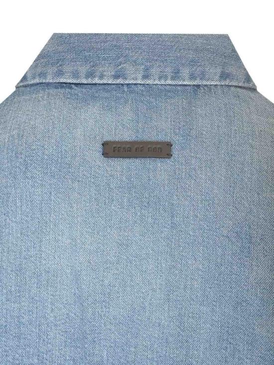  피어오브갓 데님 셔츠 FG24FW501018DNM436MEDIUMINDIGO Light Blue - FEAR OF GOD