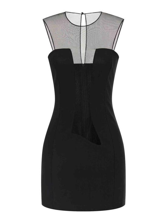  넨시 도자카 미디 스커트 NDDR2641000100BLACK Black