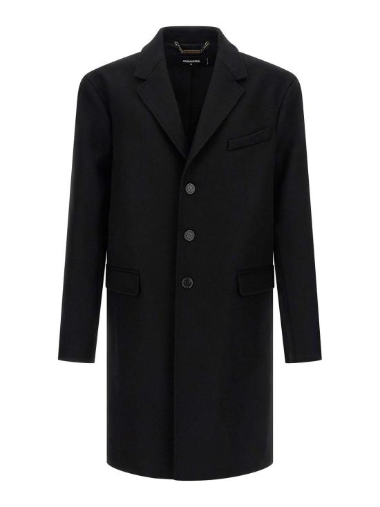  디스퀘어드2 코트 S74AA0316S53003900 Black