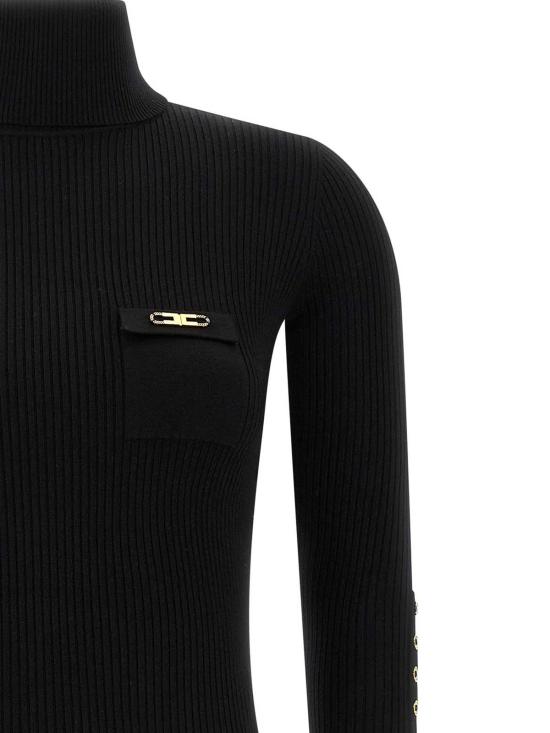  엘리자베타프랜치 미디 스커트 AM23B56E2110 Black - ELISABETTA FRANCHI