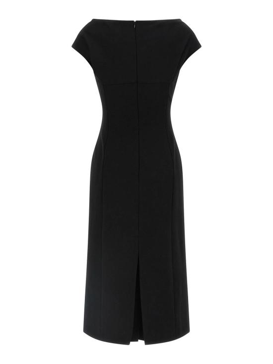 25FW 에르마노 설비노 미디 스커트 D472Q763EWP95708 Black - ERMANNO SCERVINO