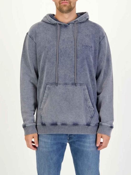 24FW 돈답 후드 티셔츠 UF649KF0196T Grey - DONDUP