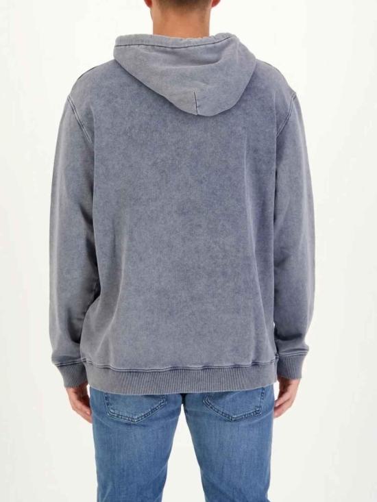 24FW 돈답 후드 티셔츠 UF649KF0196T Grey - DONDUP