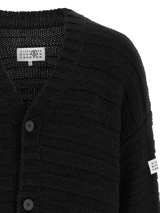 26FW MM6 메종마르지엘라 가디건 SH0HP0005M13040900 BLACK - MM6 MAISON MARGIELA