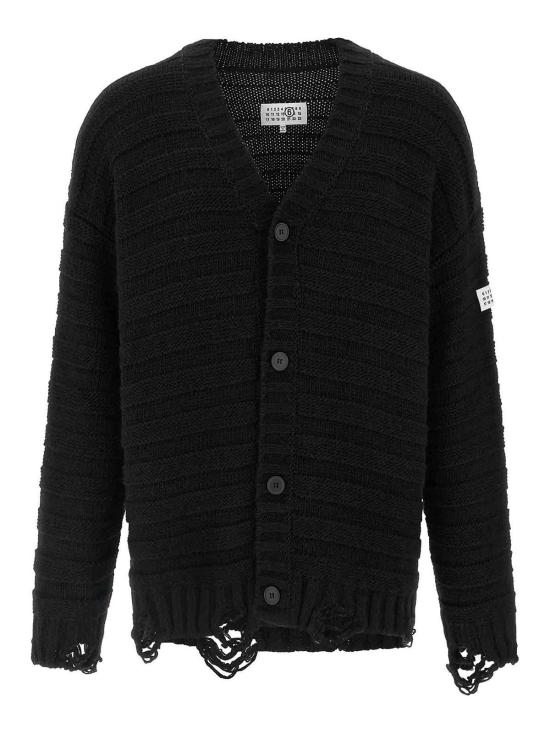 26FW MM6 메종마르지엘라 가디건 SH0HP0005M13040900 BLACK