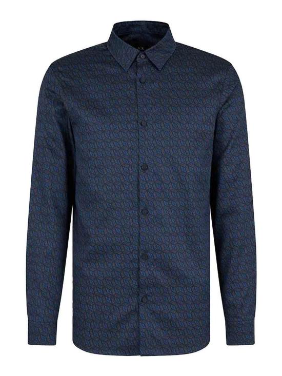  알마니 긴팔 셔츠 6DZC45ZNZRZ75AS Dark Blue