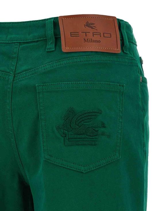  에트로 팬츠 WRNB0026AV689V0402 Green - ETRO