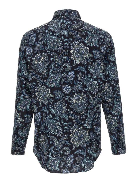 25FW 에트로 긴팔 셔츠 MRIB000199SA5L8X0883 Blue - ETRO