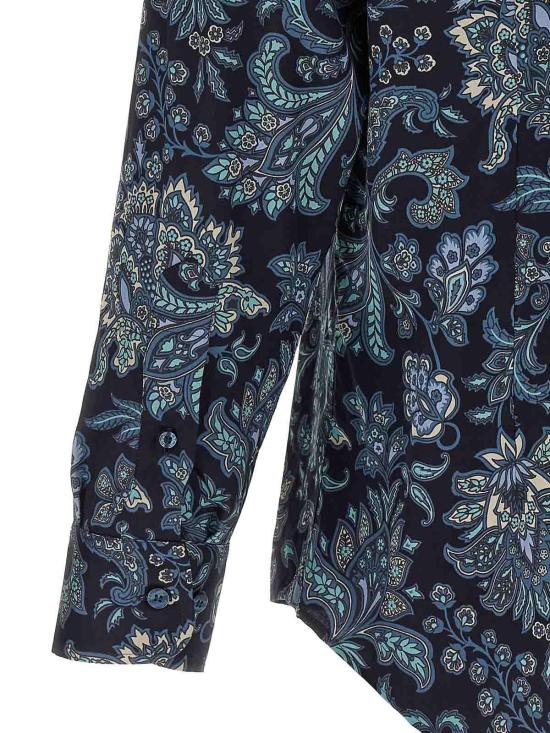 25FW 에트로 긴팔 셔츠 MRIB000199SA5L8X0883 Blue - ETRO