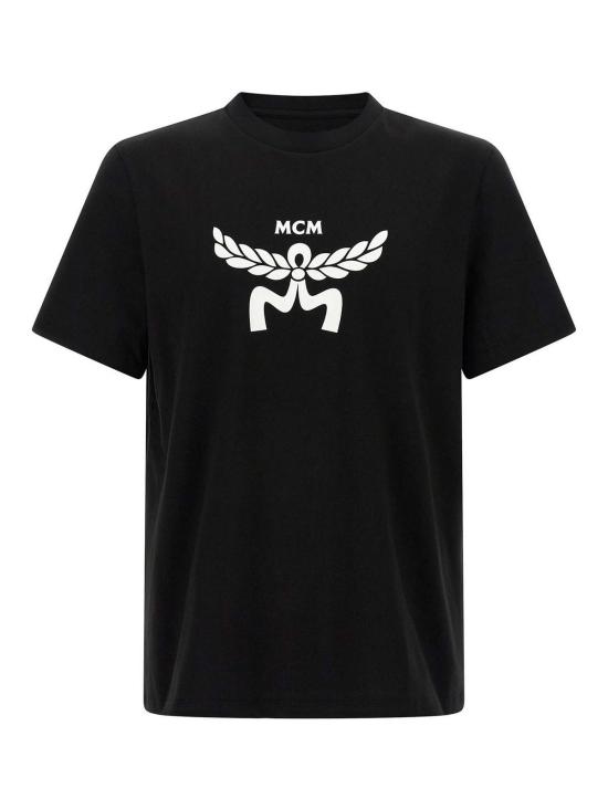 25FW 엠시엠 반팔 티셔츠 MHTFSMM01BK Black