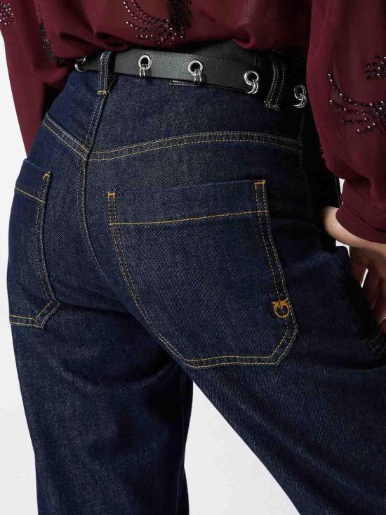  핑코 스트레이트 팬츠 102761A20M Medium Wash - PINKO