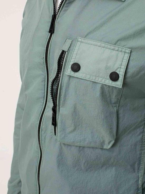  벨스타프 자켓 RAILOVERSHIRTSTEELGREEN Green - BELSTAFF