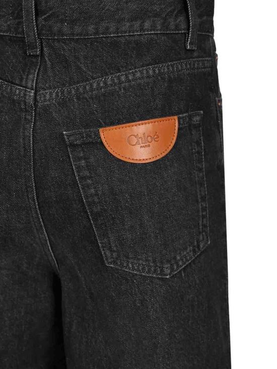 25FW 끌로에 스트레이트 팬츠 CH25ADP02156075 Black - CHLOE