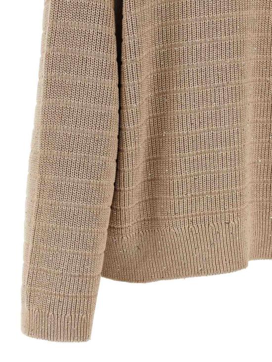  브루넬로 쿠치넬리 탑 MDV754000C059 Beige - BRUNELLO CUCINELLI