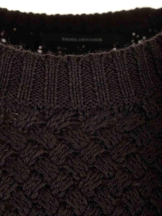 25FW 딸리아토레 스웨터 WELTPWI2401MORO Brown - TAGLIATORE