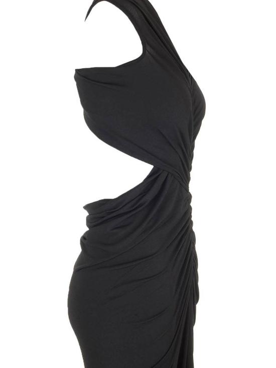  릭 오웬스 롱 원피스 LI02D5500CVI09 Black - RICK OWENS