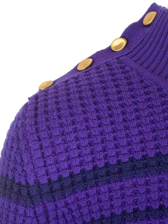 25FW 포르테포르테 터틀넥 12943F46A5055 Purple - FORTE FORTE