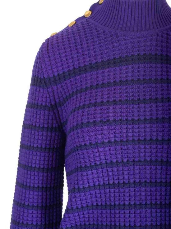 25FW 포르테포르테 터틀넥 12943F46A5055 Purple - FORTE FORTE