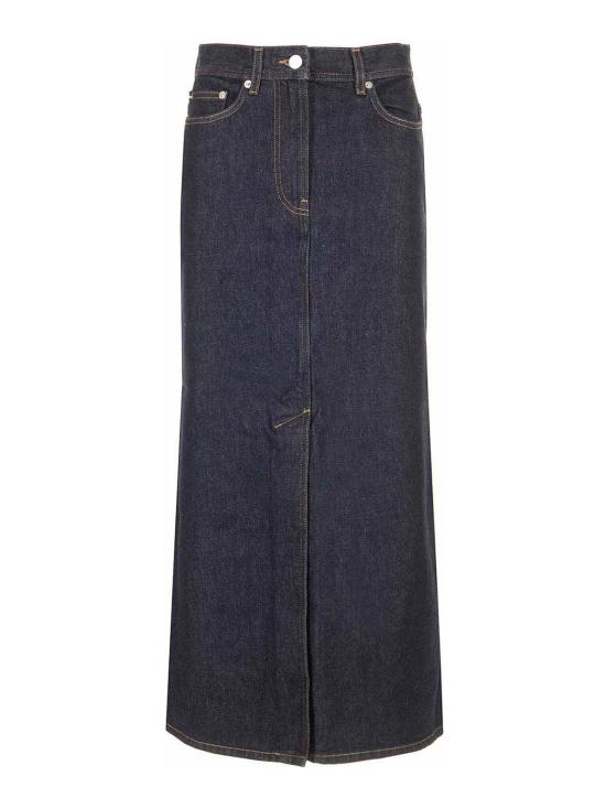 25FW 루루 스튜디오 미디 스커트 RONARAWWASH Blue
