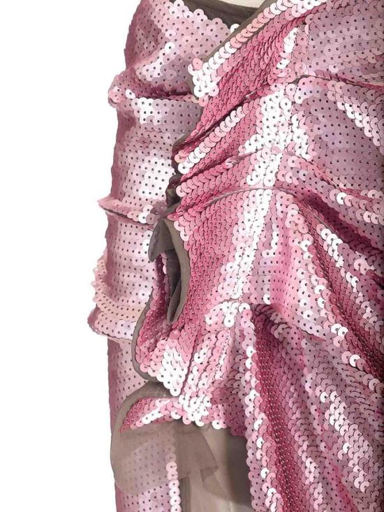  릭 오웬스 미디 스커트 RO02C1372SEM13493 Pink - RICK OWENS