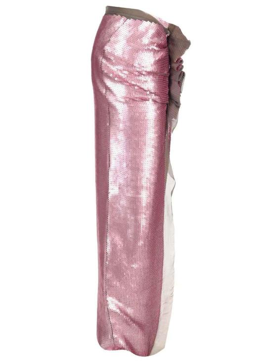  릭 오웬스 미디 스커트 RO02C1372SEM13493 Pink - RICK OWENS