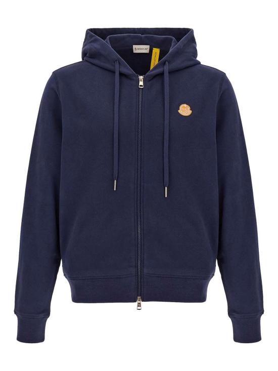  몽클레어 몽클레어 x 길가 팜 디자인 바이 도널드 글로버 코튼 집업 후드  K24028G0000189AUJ786 Blue