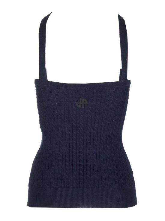  파투 민소매 티셔츠 KN1258041697E Blue - PATOU