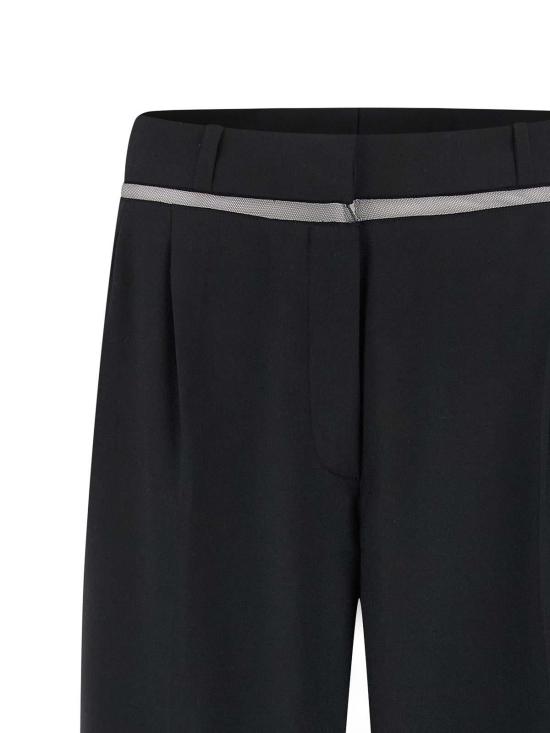 25FW 넨시 도자카 스트레이트 팬츠 NDSS25TRS065BLACK Black - NENSI DOJAKA