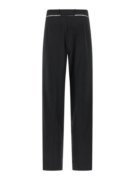 25FW 넨시 도자카 스트레이트 팬츠 NDSS25TRS065BLACK Black - NENSI DOJAKA