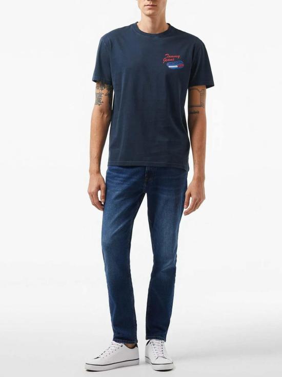  타미힐피거 스트레이트 팬츠 DM0DM18552C1G Blue - TOMMY HILFIGER
