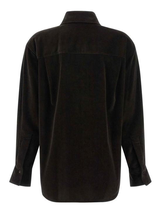  살바토레 페라가모 블라우스 785192DARKESPRESSO Brown - SALVATORE FERRAGAMO