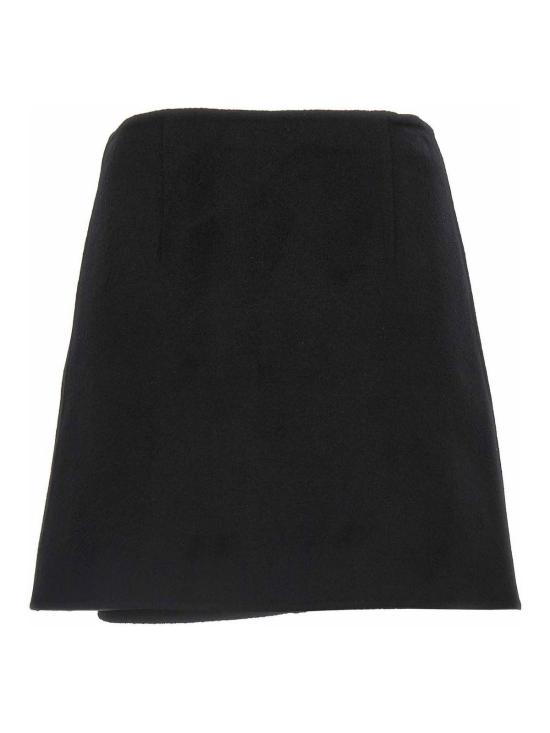 25FW 에르마노 설비노 숏 스커트 D472O308GVJ95708 Black - ERMANNO SCERVINO