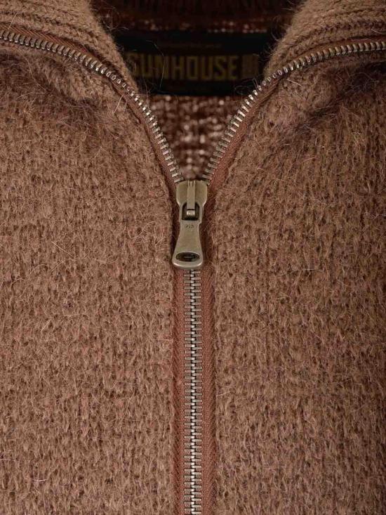  썬하우스 집업 니트 W3LEOW2310SH29 Brown - SUNHOUSE