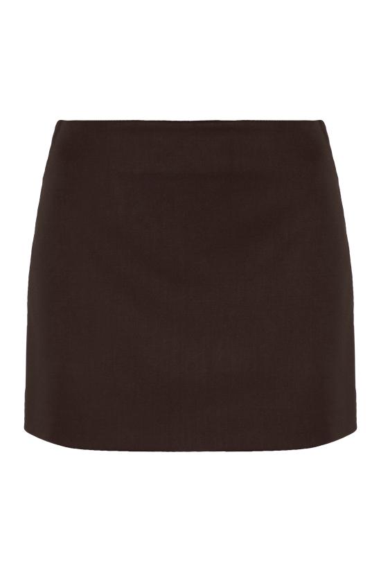25FW 파로쉬 숏 스커트 D630449LILIUXY25086 brown
