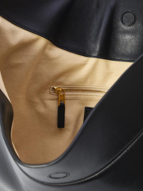 25FW 자크뮈스 오발로 숄더백 BAW00437AC18A08 990 BLACK - JACQUEMUS