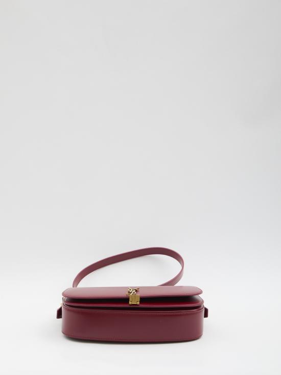 25FW 생로랑 볼테르 하프문백 8373820SX0W 6946 RED - SAINT LAURENT
