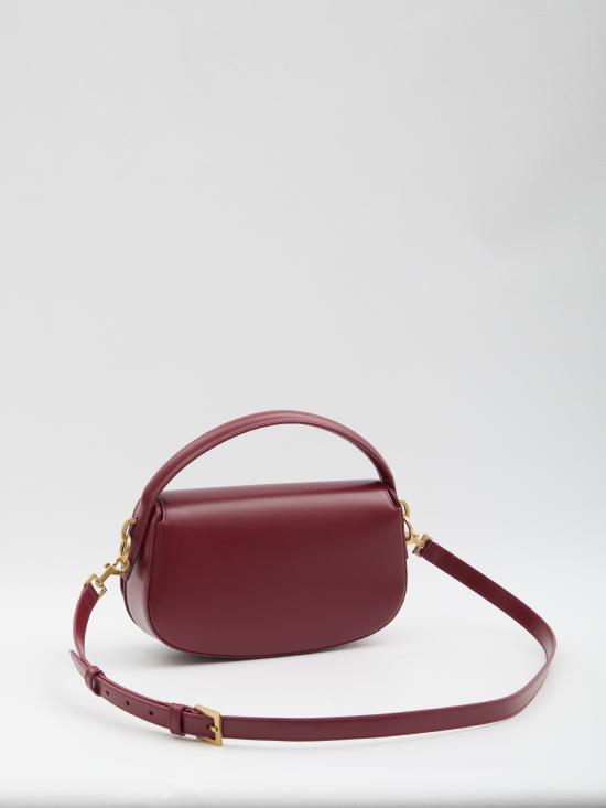 25FW 생로랑 볼테르 하프문백 8373820SX0W 6946 RED - SAINT LAURENT