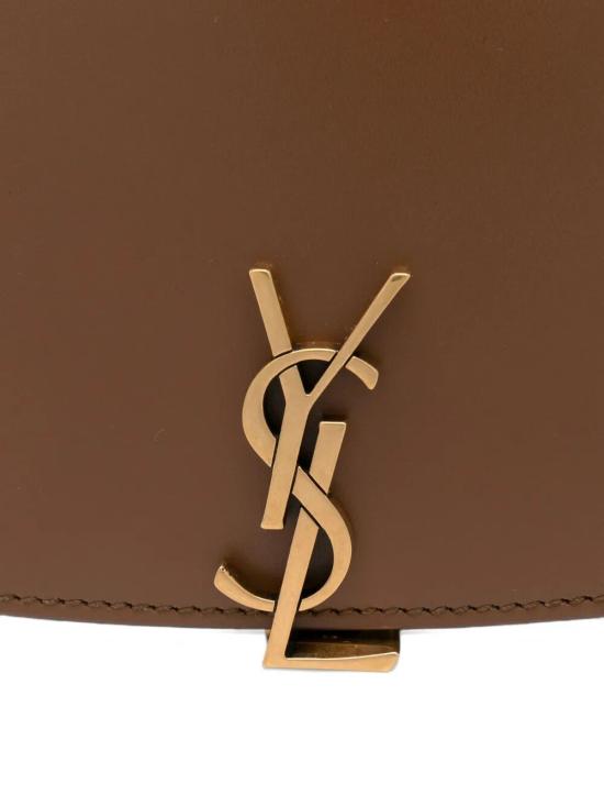25FW 생로랑 볼테르 하프문백 8373820SX0W 2536 BROWN - SAINT LAURENT