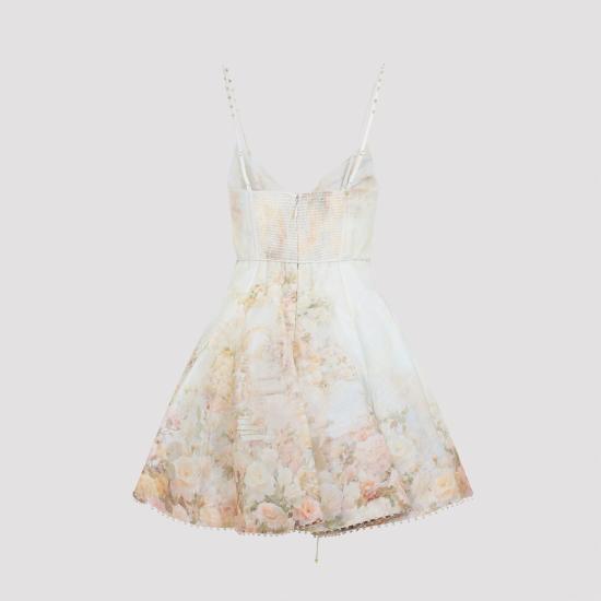 25FW 짐머만 숏 원피스 5175DF252 ROSE NUDE NEUTRALS - ZIMMERMANN