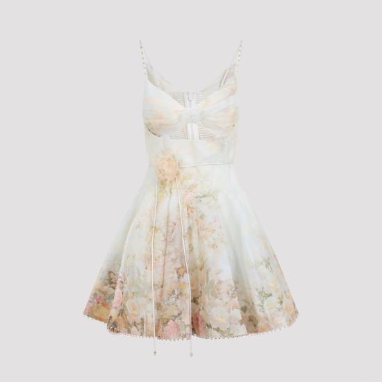 25FW 짐머만 숏 원피스 5175DF252 ROSE NUDE NEUTRALS - ZIMMERMANN