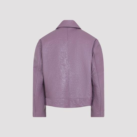 25FW 질샌더 가죽 자켓 J21SW0108J07223 529 PINK PURPLE - JIL SANDER