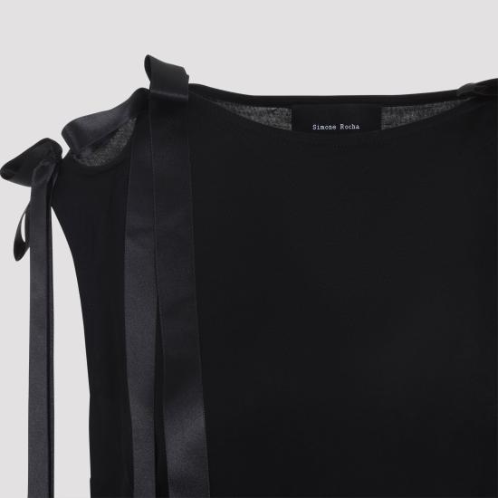 25FW 시몬로샤 미디 원피스 74100571 BLACK - SIMONE ROCHA