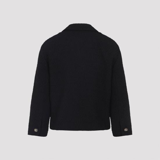 26SS 구찌 울 부클레 재킷 823781Z7AU9 1000 BLACK - GUCCI