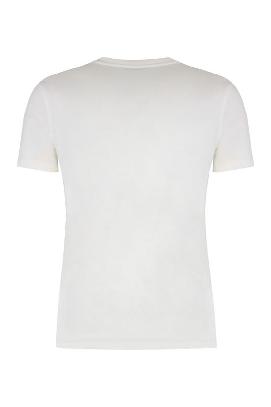 25FW 엘리자베타프랜치 반팔 티셔츠 MA00756E2270 White - ELISABETTA FRANCHI