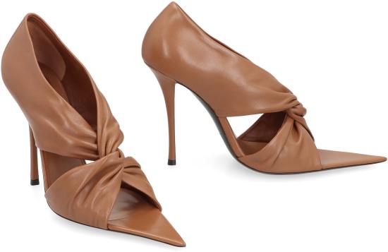 25FW 생로랑 힐/펌프스 827668AADF02526 brown - SAINT LAURENT